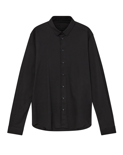 Mos Mosh Gallery - MMGMarco Jersey Skjorte - Black